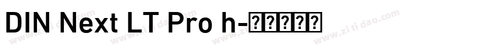 DIN Next LT Pro h字体转换